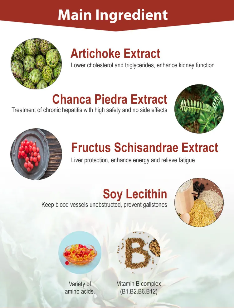 
Natural Ingredients Extract Strengthen Liver Function Artichoke Capsule 