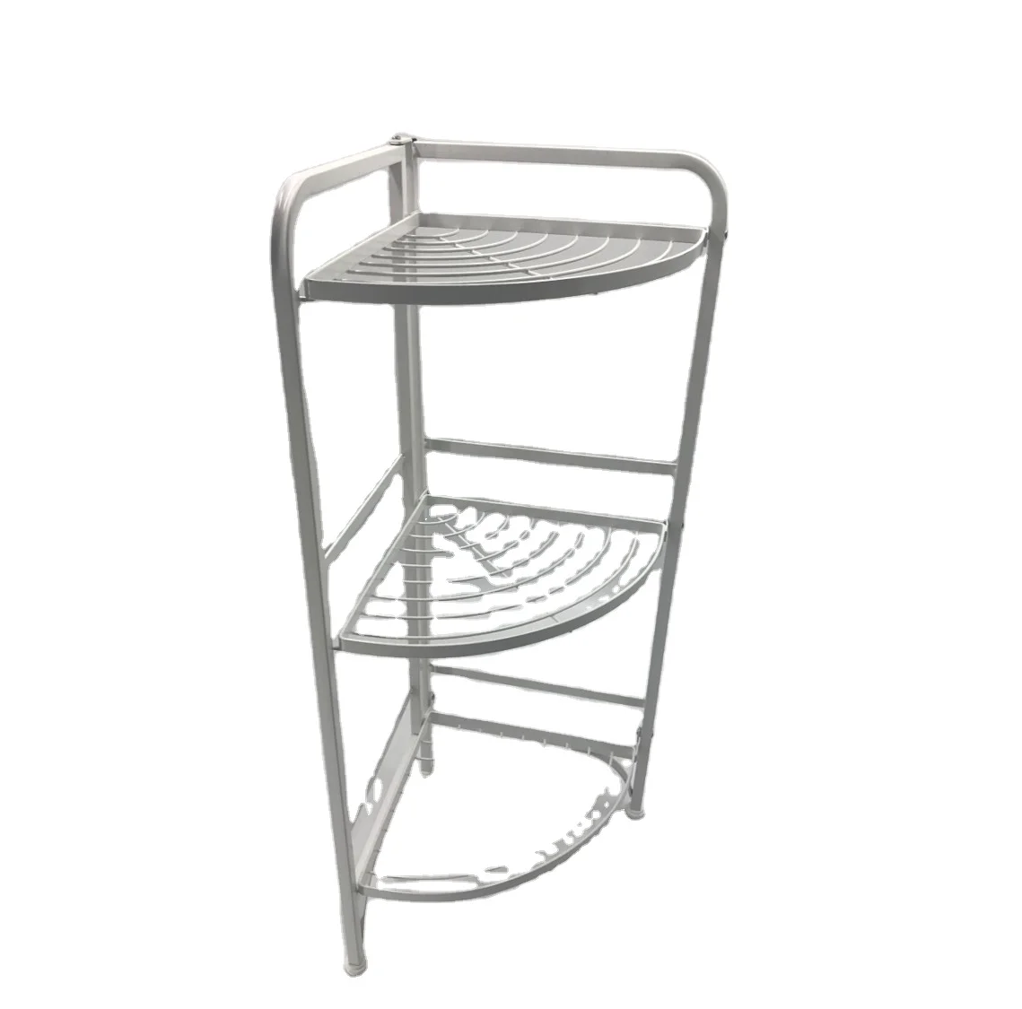 
Современный модный многофункциональный металлический белый Регулируемый угловой складной органайзер и полка для обуви для дома 