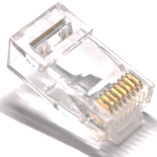 
RJ45 CAT6 UTP Plug 2row design liner for network cable assembly 