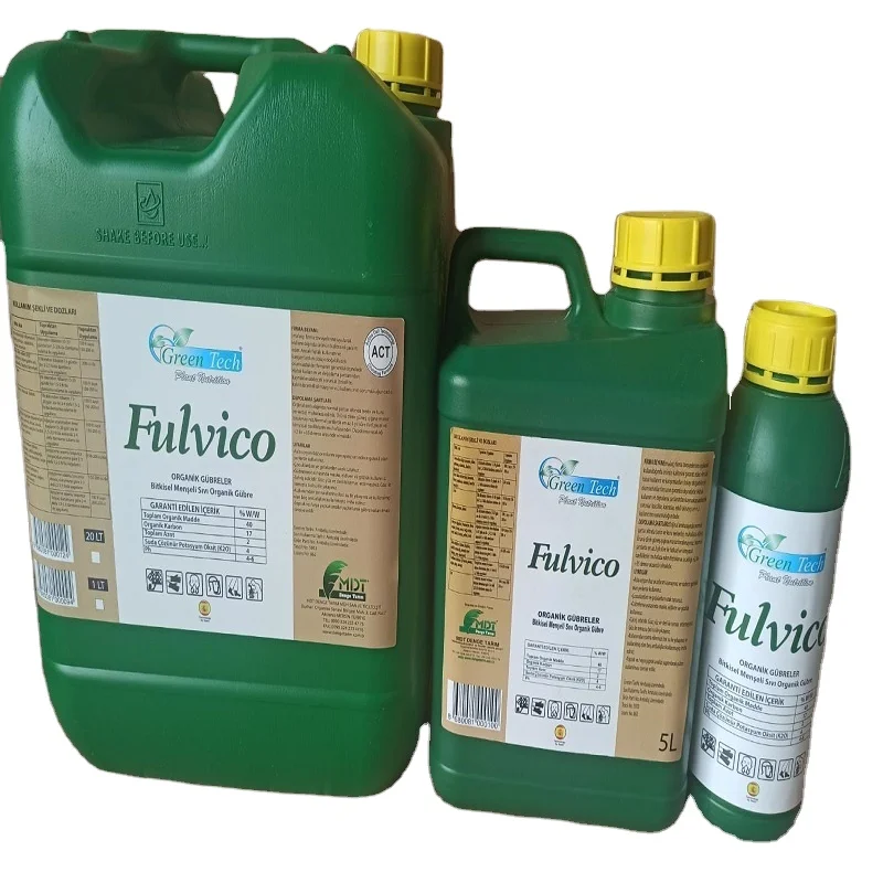 Green Tech Fulvico - Organic Soil Regulator - Vegetable Liquid Humic Fulvic Acid - Organic Liquid Fertilizer