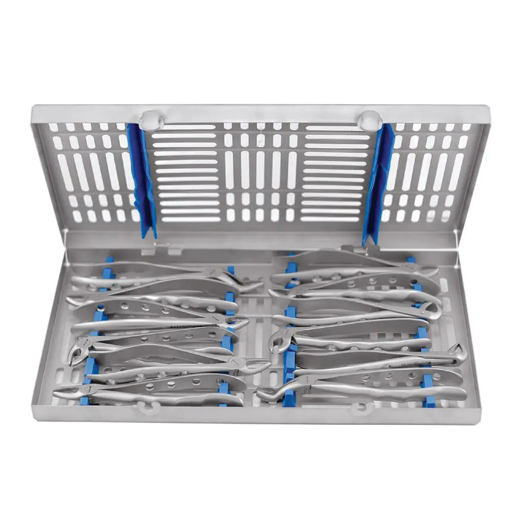 Surgical Stainless Steel Dental forceps Kit Dentist Instruments Equipment Dental Tool Set