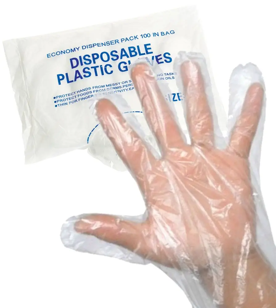 Vietnam product Plastic Glo ve Disposable LDPE Glevo PE Glo ve Food Grade Household Polyethylene  PE Glo ves