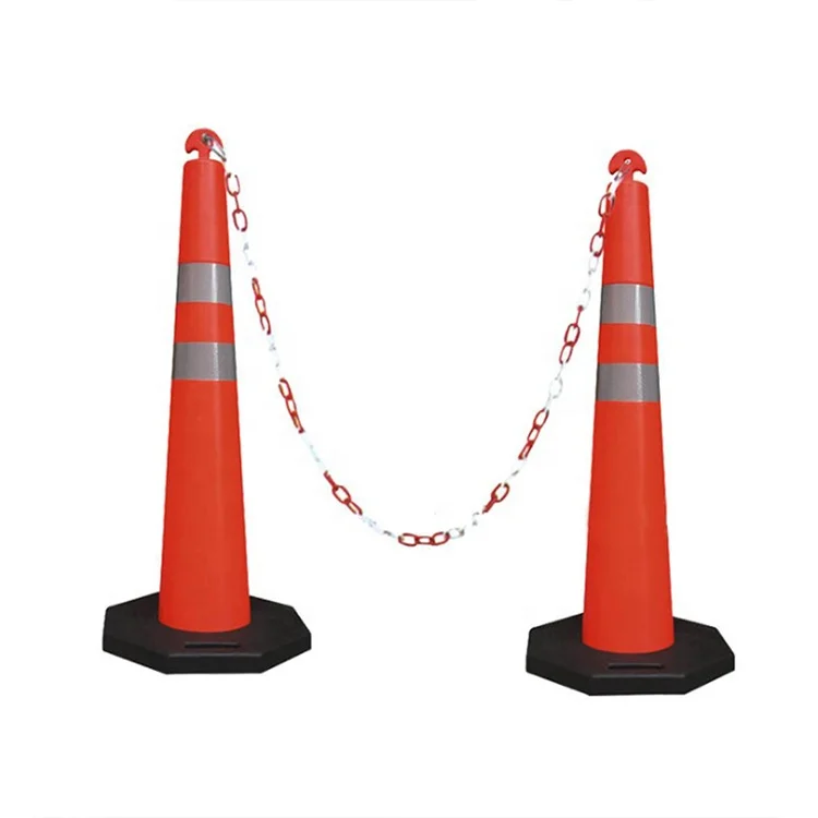 PVC traffic safety cone holder T-top with top ring compound for traffic cones