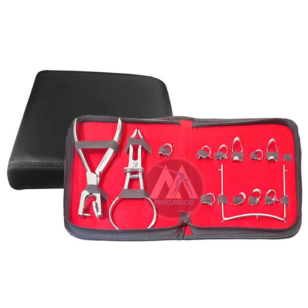 Резиновые зажимы Dentech 13 шт. для рамы Brewer Dam Ainsworth набор инструментов Палмера