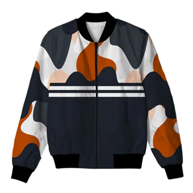  Мужской спортивный костюм с камуфляжным принтом