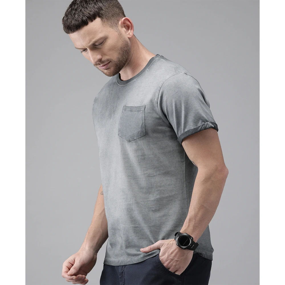 Wholesale Custom Organic Hemp/Cotton T shirts Organic Eco-friendly Hemp O-neck CASUAL Clothing