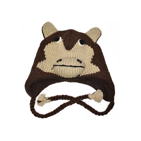 Best Seller Cute Stylish Woolen Knitted Hat Unisex Winter Hat for Babies Adults and Children Made in Nepal