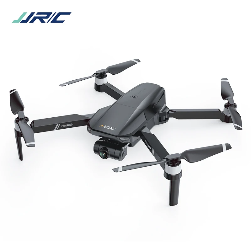 Складной Квадрокоптер JJRC X19 4K HD с двойным объективом и противоударной головкой