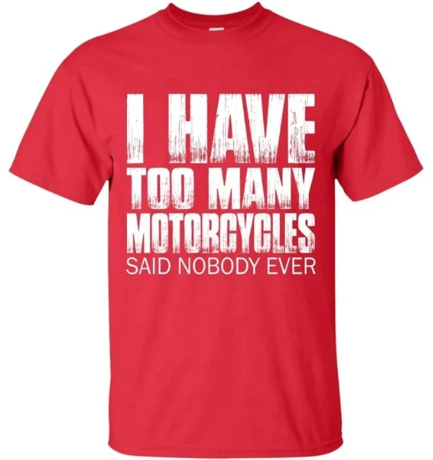 Wholesale 2021 Biker T-shirt Fashion Design Graphic Tees Mens Funny Motorbike 100% Cotton Man Motorcycle & Auto Racing
