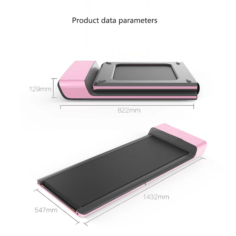 Домашняя умная плоская прогулочная машина высота 57 мм тихие складные 180 градусов Легкие беговые дорожки для упражнений под