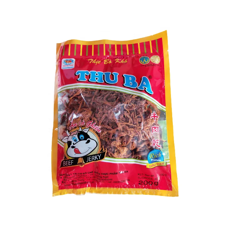 Top Quality Instant Food Beef Meat Dried Beef Jerky 200g