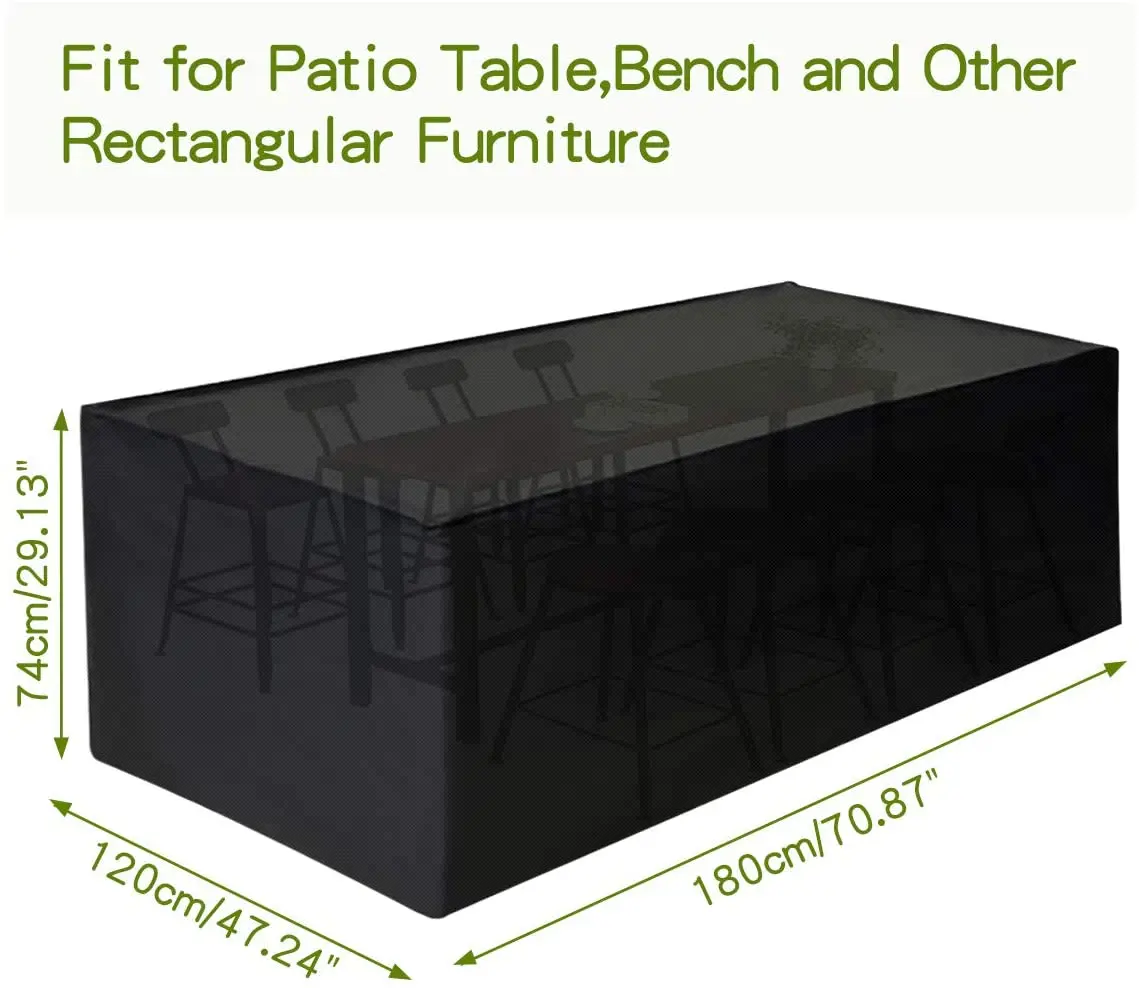 
Premium Quality Patio Furniture Cover Waterproof Anti UV Outdoor/indoor Furniture protector Garden use 