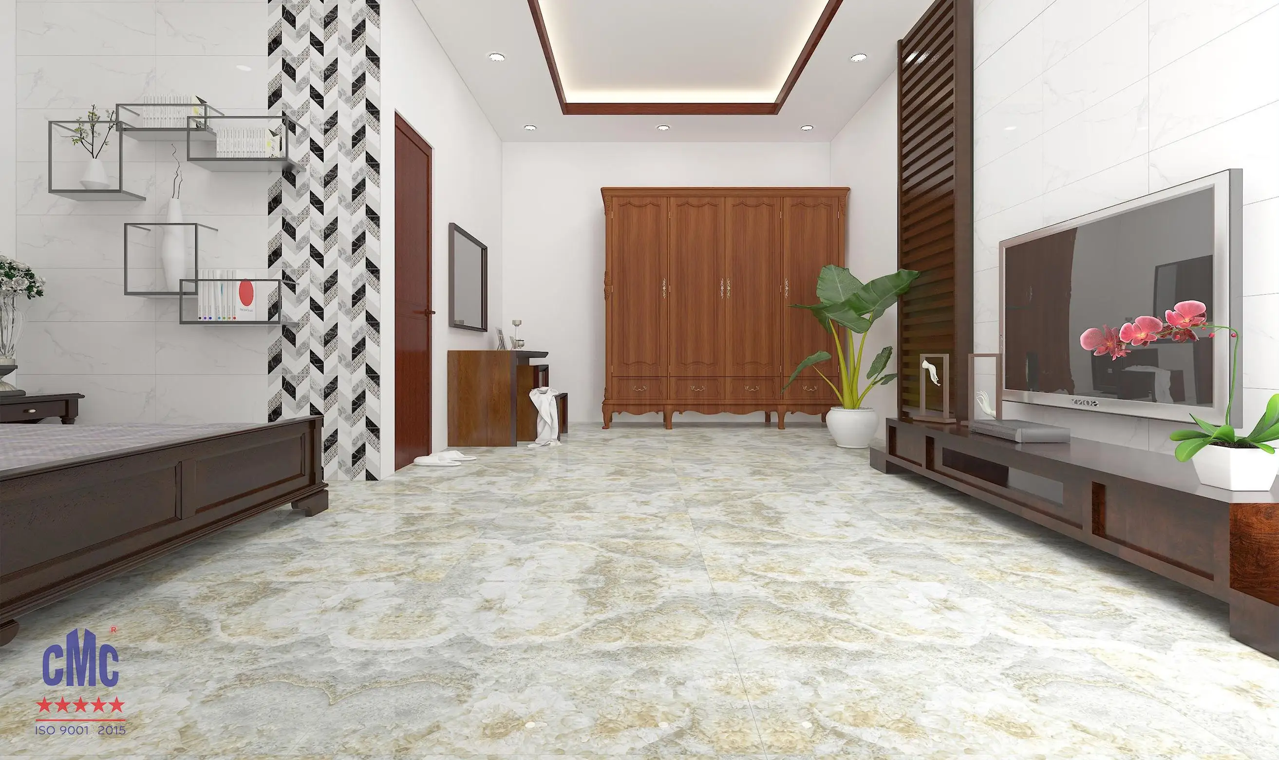 CMC super high quality vietnam luxury porcelain tile wholesale