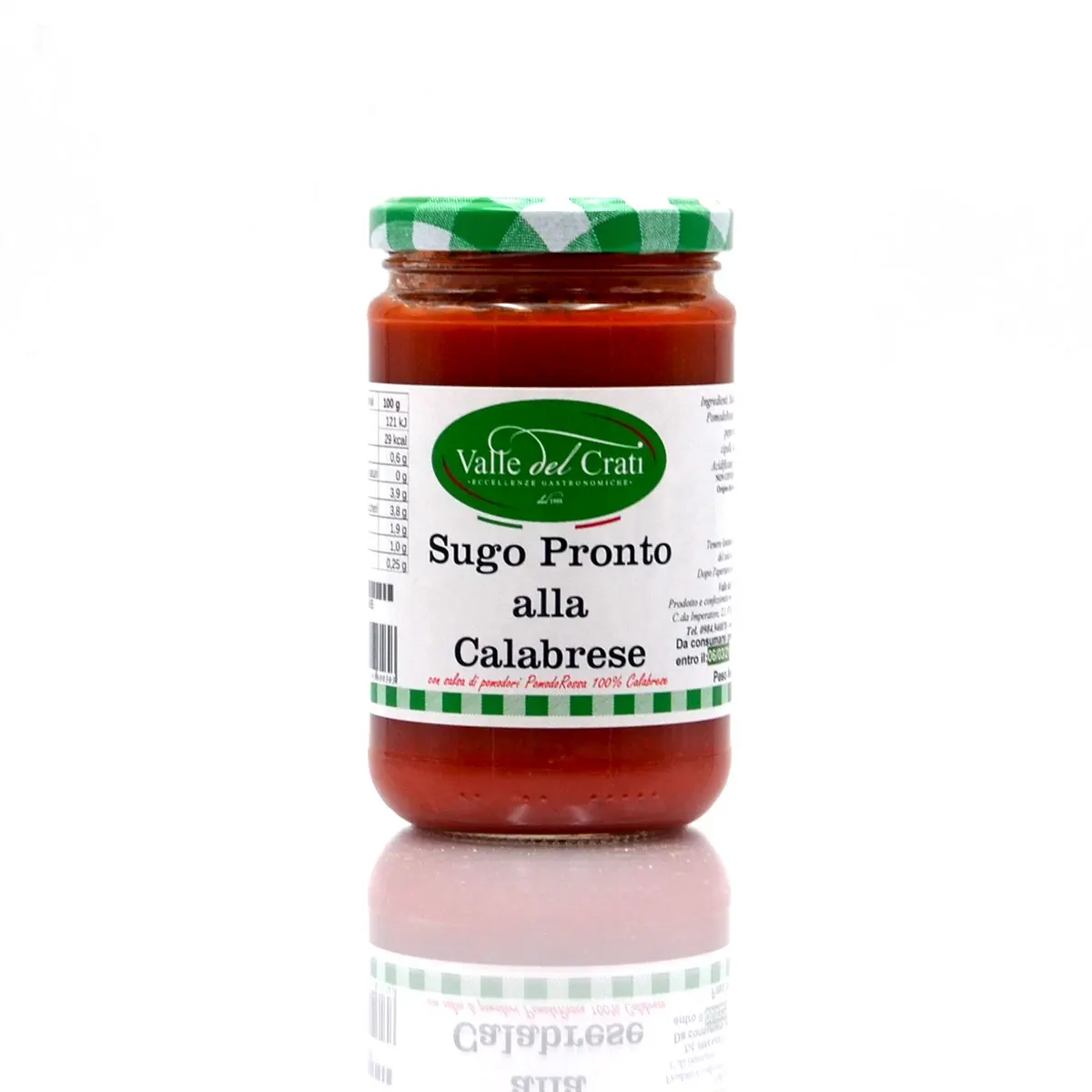 
Made in Italy Tomato Sauce to the Calabrese with chilli Ready in 5 Minutes | Ready to use Tomato Sauce | Jar 280 gr 