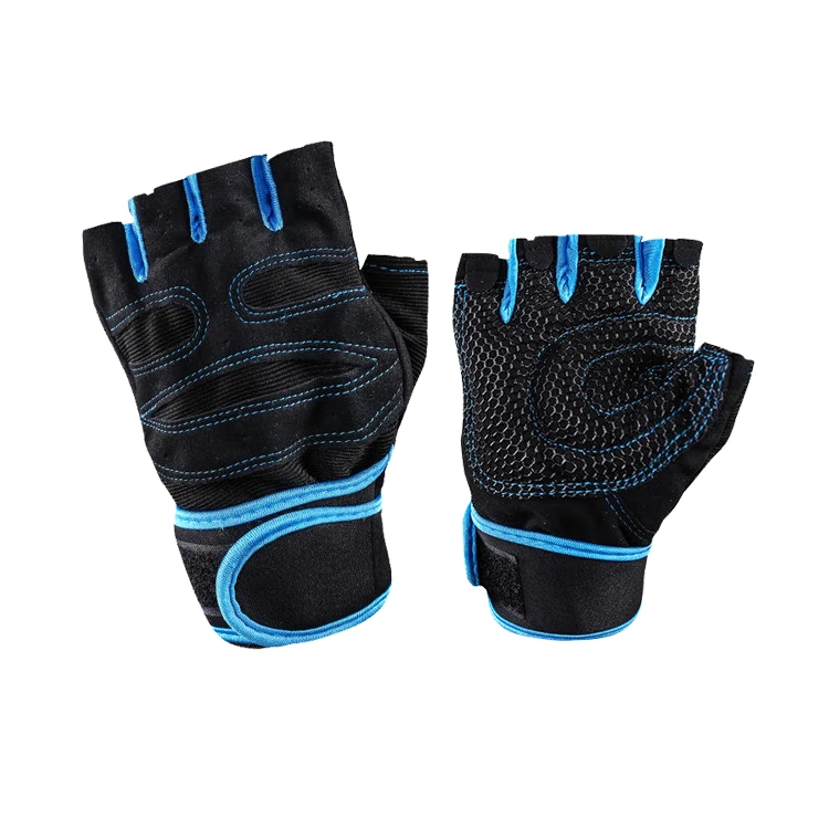  Перчатки для тяжелой атлетики перчатки захвата фитнеса с полным ремешком на запястье унисекс