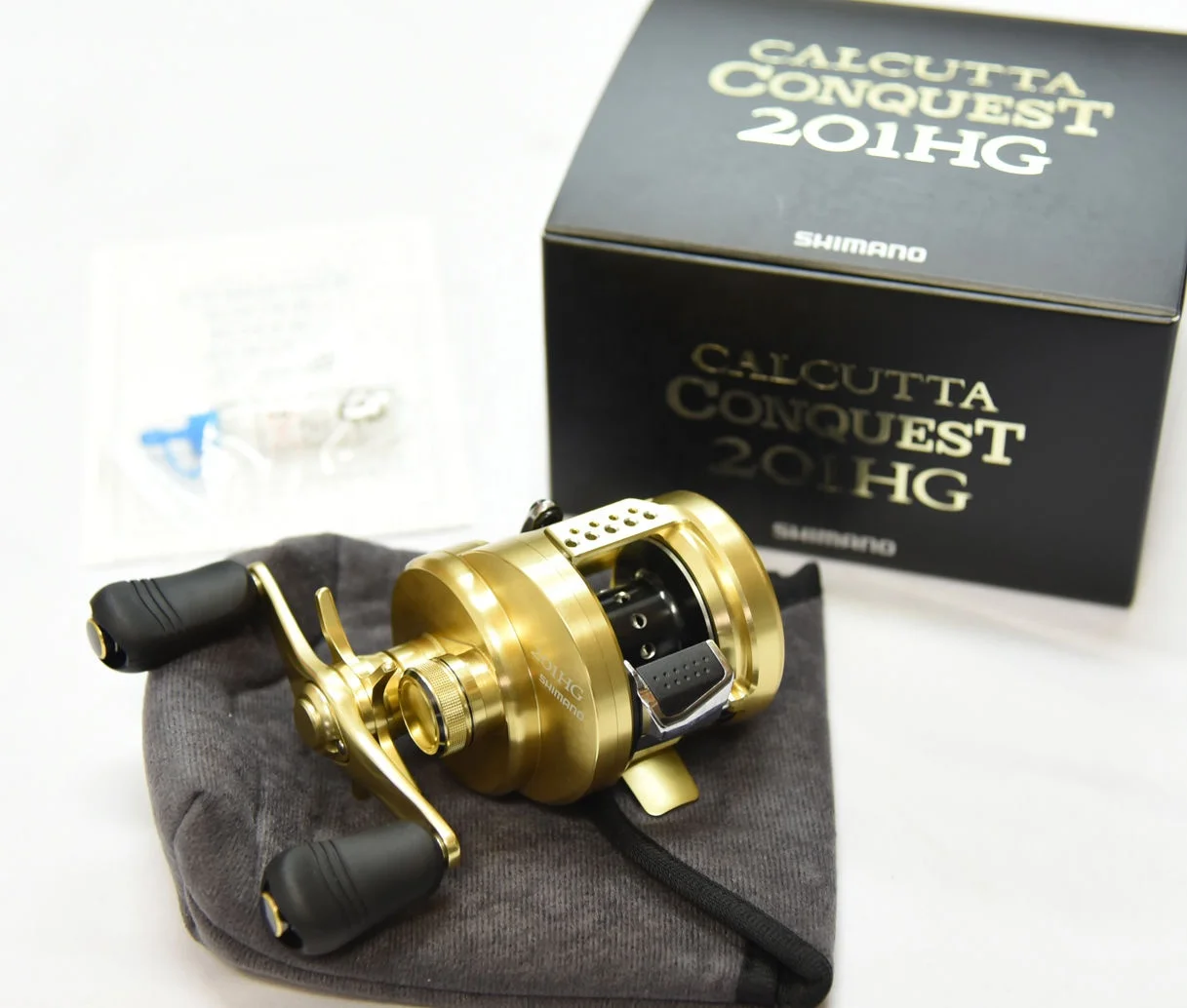 
Factory New Authentic CALCUTTA CONQUEST 201HG (LEFT HANDLE) Bait Casting Reel 