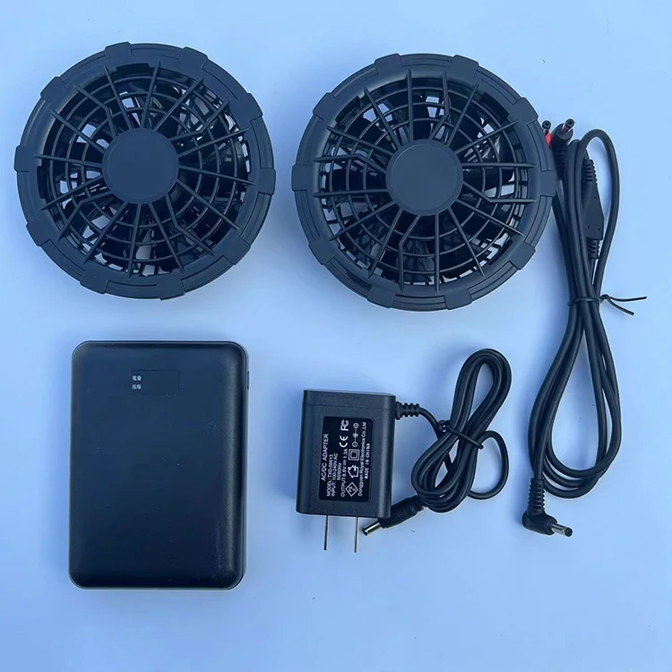12V Brushless DC Fan Outdoor Cooling  Air Conditioned Jacket Fans DC Brushless Fan Motor 12V