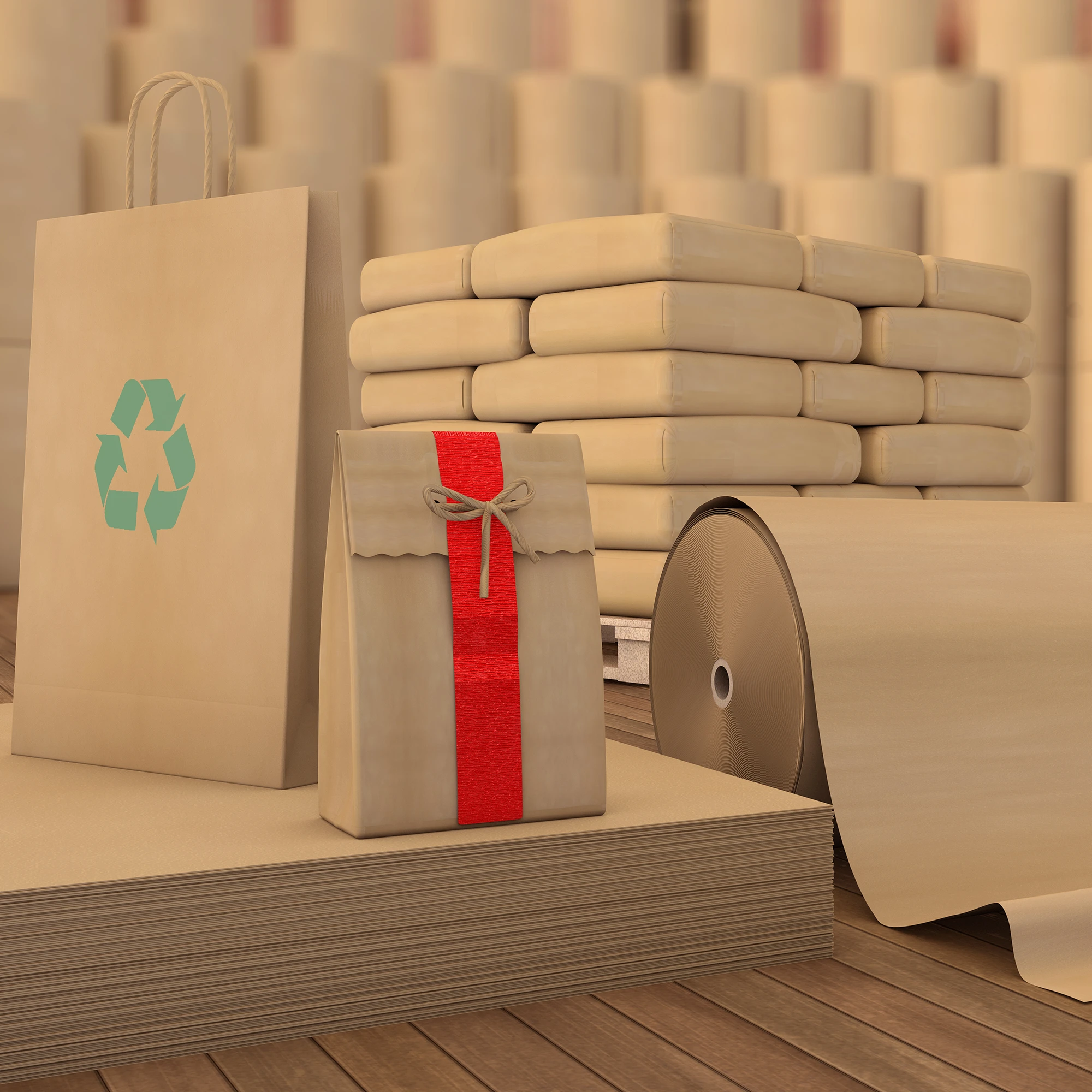 
Brown Kraft paper bag 
