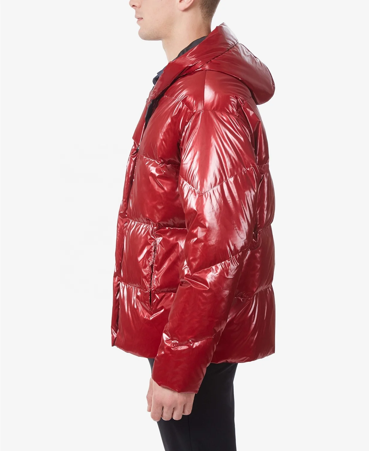 
Wholesale Latest Design Clothes Soft Shell Light Goose Down Jacket For Men Nylon Bubble Puffer Jacket 