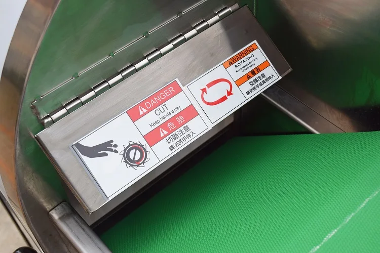 Stainless Two Head Spiral Hand Spinach Leaf Carrot Root Vegetable Chopper Cutting Machine