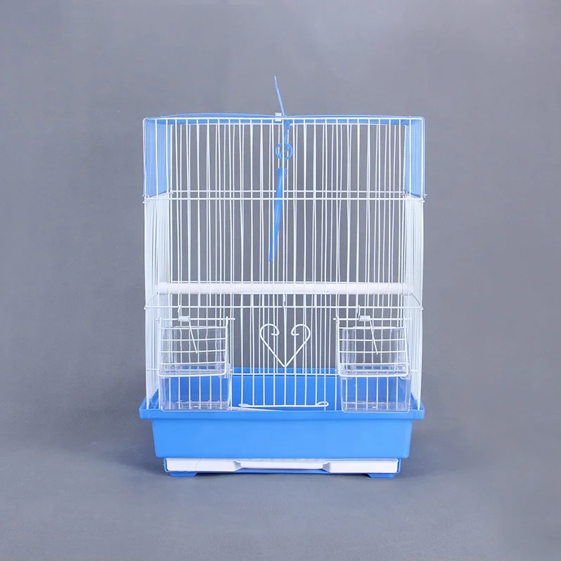 Factory Direct Wholesale Portable Large  Parrot Bird Cage Breeding Ornamental Stainless Steel Metal Chinchilla Parrot Bird Cage