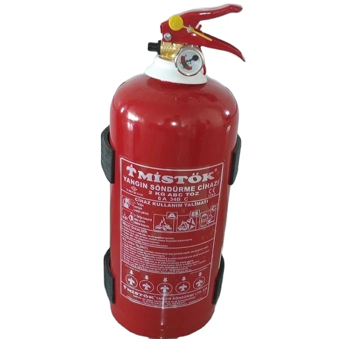 ABC powder factory price high quality good price brass valve gauge 2kg A-02  MISTOK firefighting extinguisher fire extinguisher