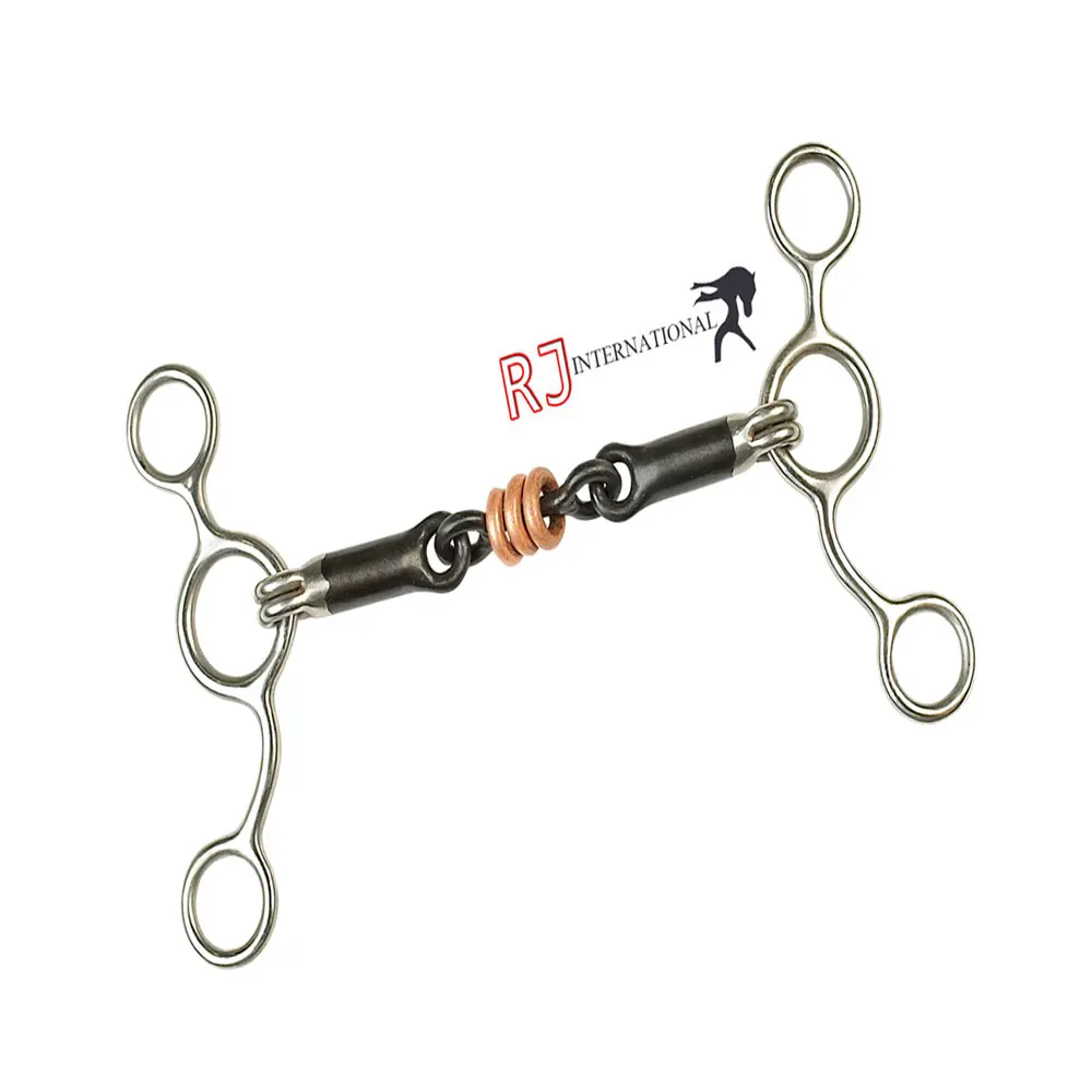 horse stainless steel horse Tom Thumb with Copper link bit/horse copper link bits with copper link mouth bit /
