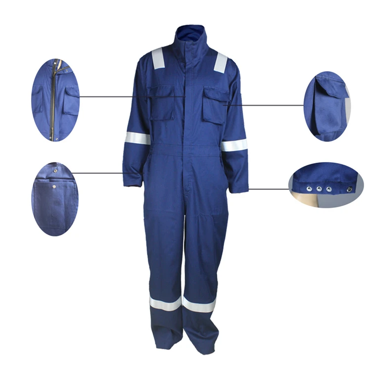 Eco-friendly EN1149-5 Анти-статический хлопок Повседневная обувь огнестойкая одежда для добычи полезных ископаемых