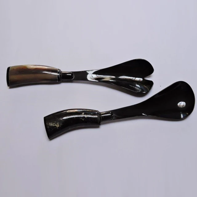 Buffalos horn made salad server with high quality & cheap price