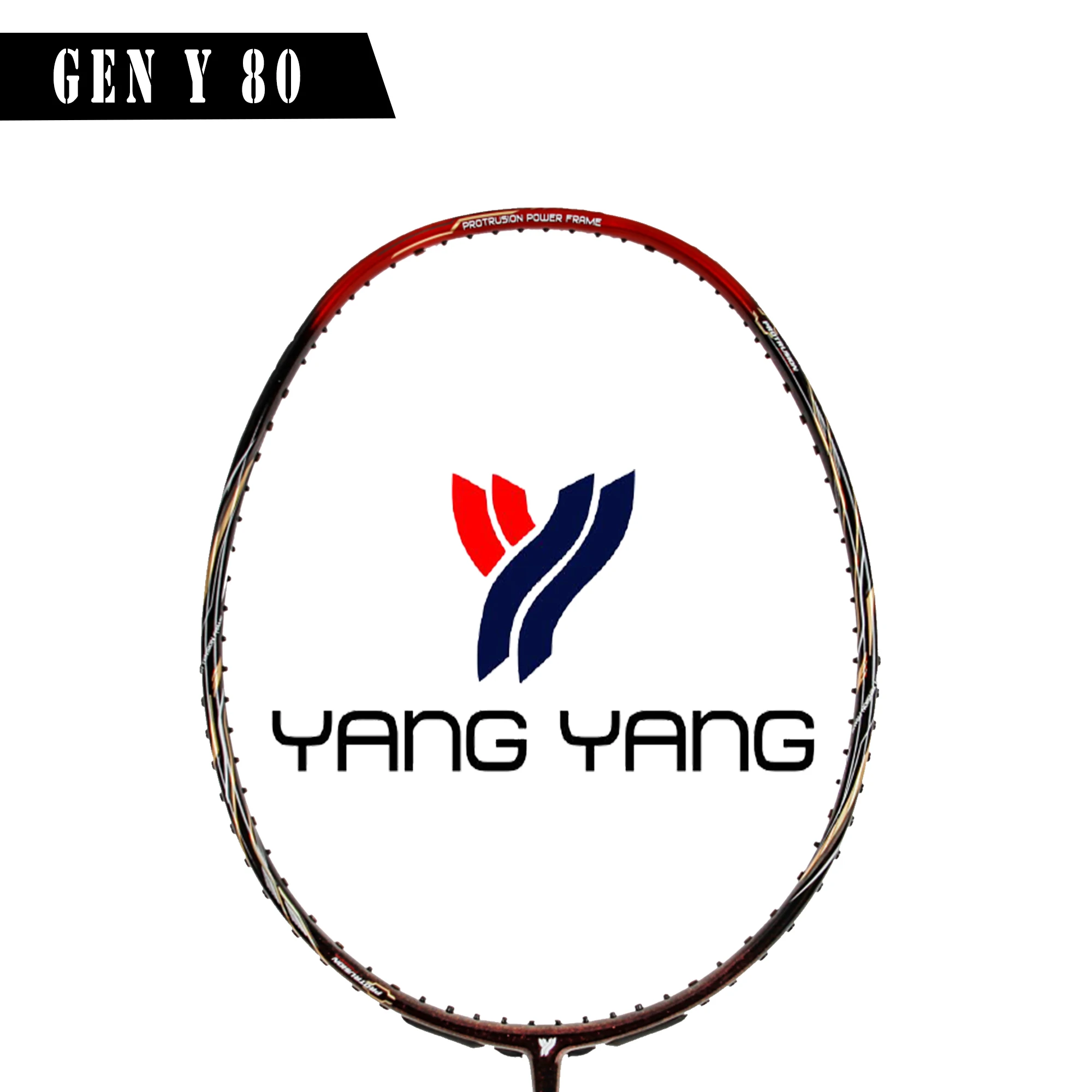 Premium Sport Brand Yang Yang High Modulus + Nano Carbon Graphite Badminton Racket Gen Y 80 For Advance Level Badminton Player