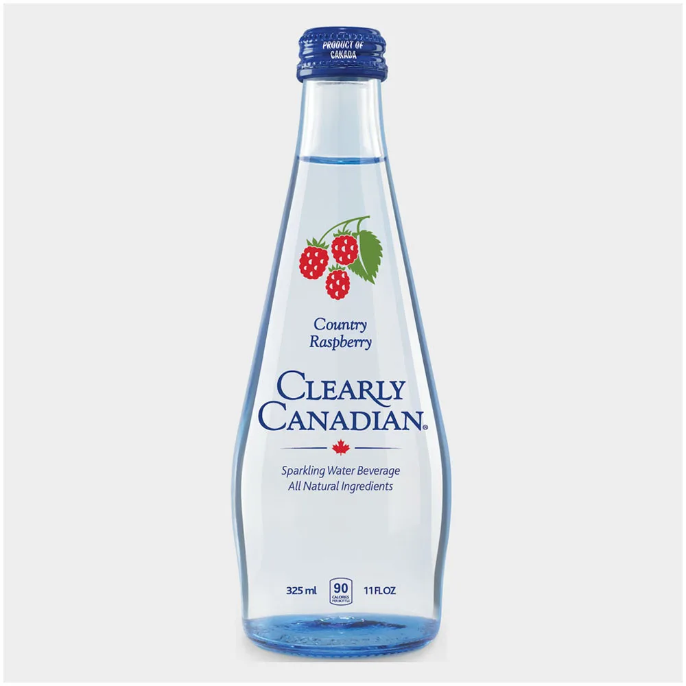 
Light Mineral Composition Clearly Canadian Originals Country Raspberry Sparkling Canadian Spring Water With Natural Flavor 