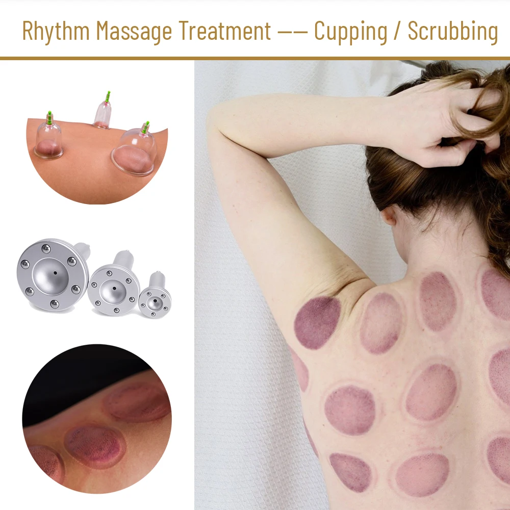 Electric Scraping Massager Vacuum Therapy Massage Machine Suction Pump Body Shape Enhancement Vacuum Machine for Breast Buttock