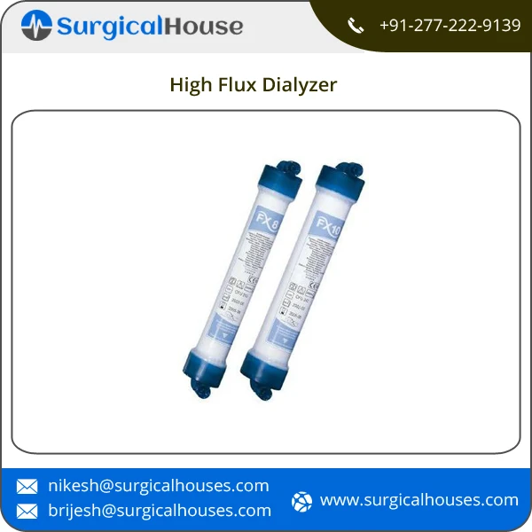 Highly Efficient Assured Quality Medical Materials Use High Flux Dialyzer from Reputed Manufacturer
