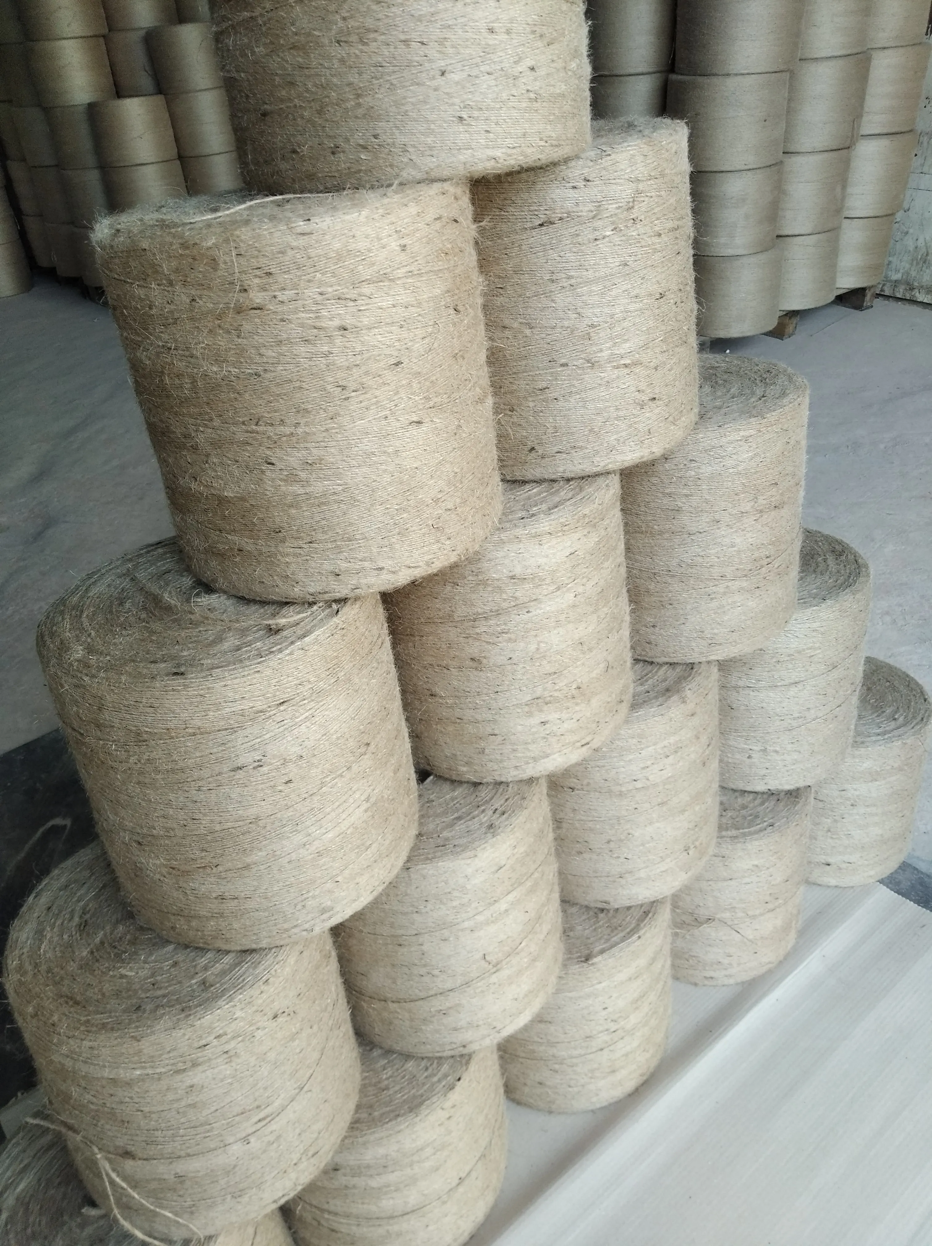 Водонепроницаемая Экологически чистая джутовая пряжа из Бангладеш, оптовая продажа