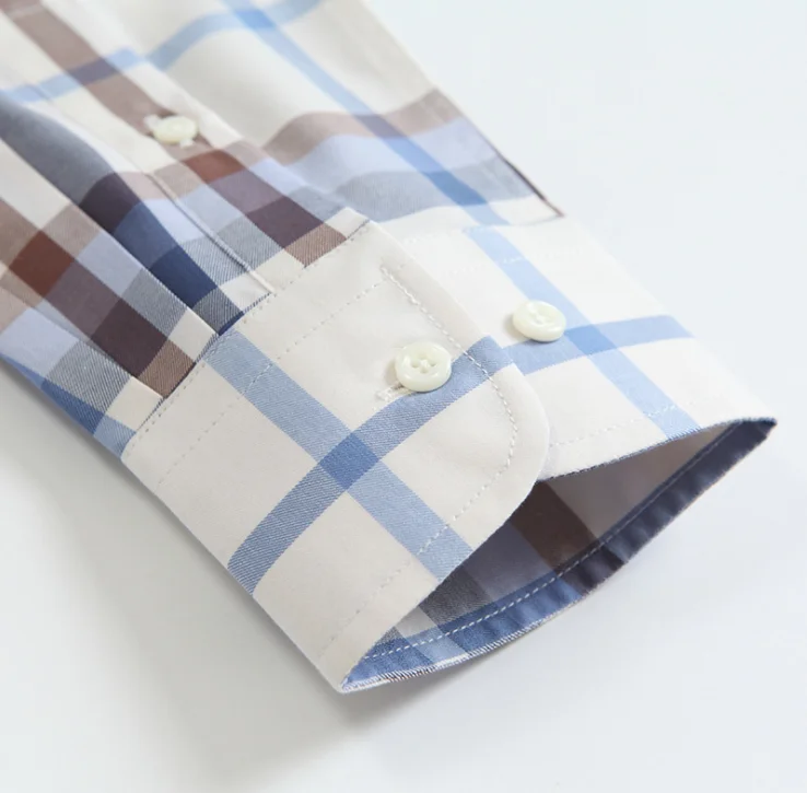 
Men Gender and Adults Age Group check long sleeve dress shirt 