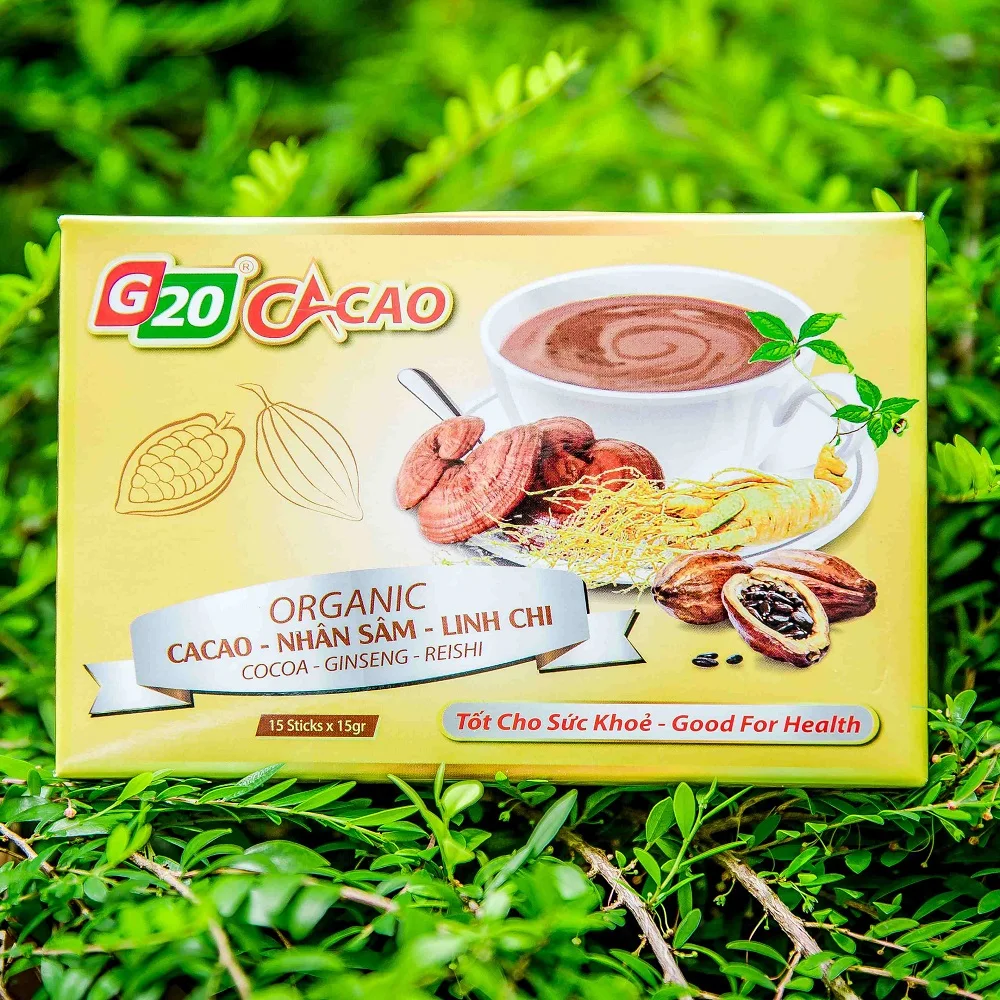 
Wholesale Price Nutritional Beverages Low-Fat Weight Control Cocoa Ginseng Reishi From Vietnam 