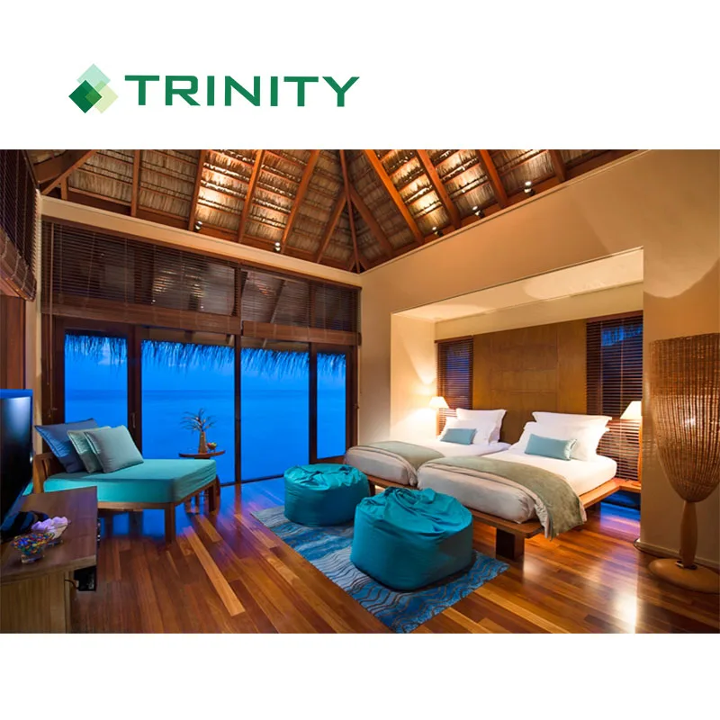 5 звезд тропический пустынный стиль курортный проект из цельного дерева мебель для спальни поставщик