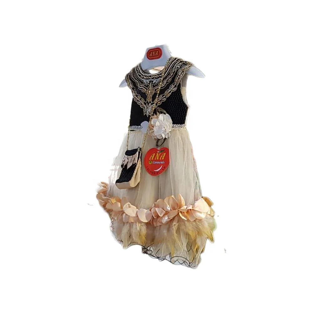 handwork body frock new design infant Kids clothing flower girl dress ruffle baby frock design