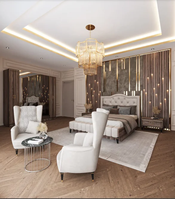 5 Star Luxury Modern Hotel  Custom Made  Bed Room Furniture Bedroom Set Hotel Furniture