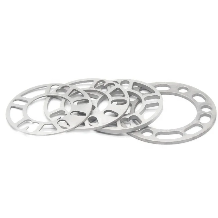 3/5/8/10mm Thickness Universal Aluminum Alloy 4 and 5 Lug Wheel Spacer for Automobiles
