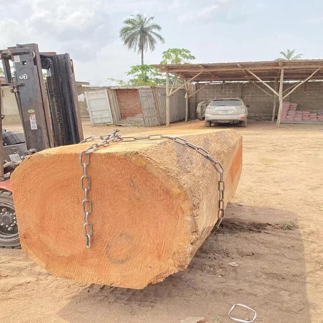 Panga Panga Wood (Millettia Stuhlmannii) Square And Round Logs