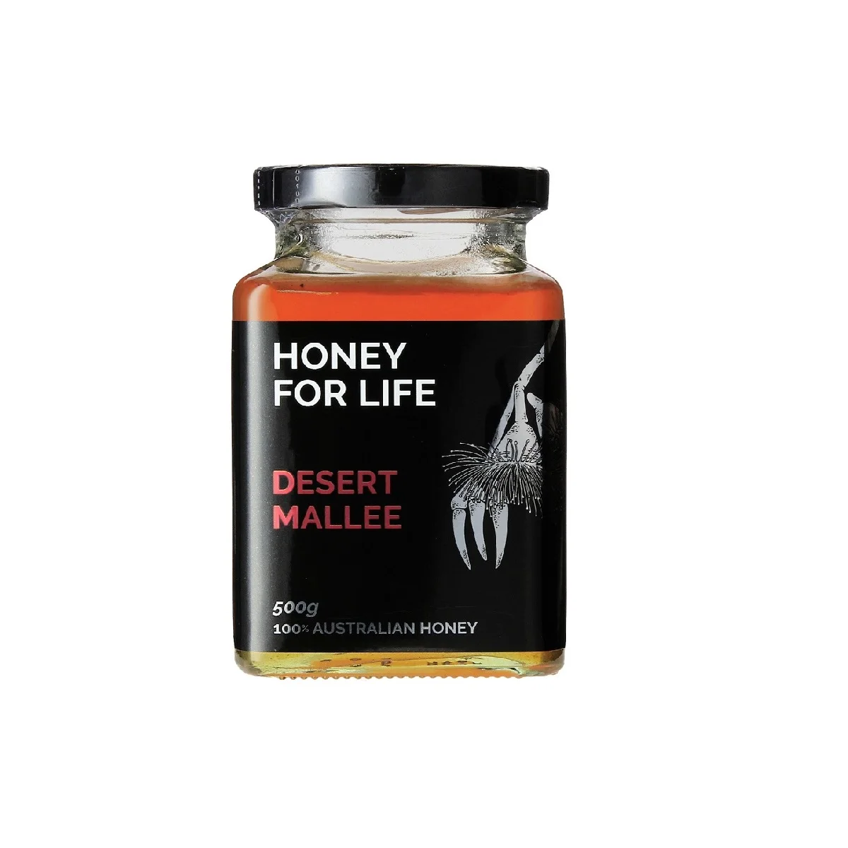 Velvety Texture None Additives 500g TA20+ Premium Natural Raw Honey Desert Mallee Honey With Shelf Life 3 years+