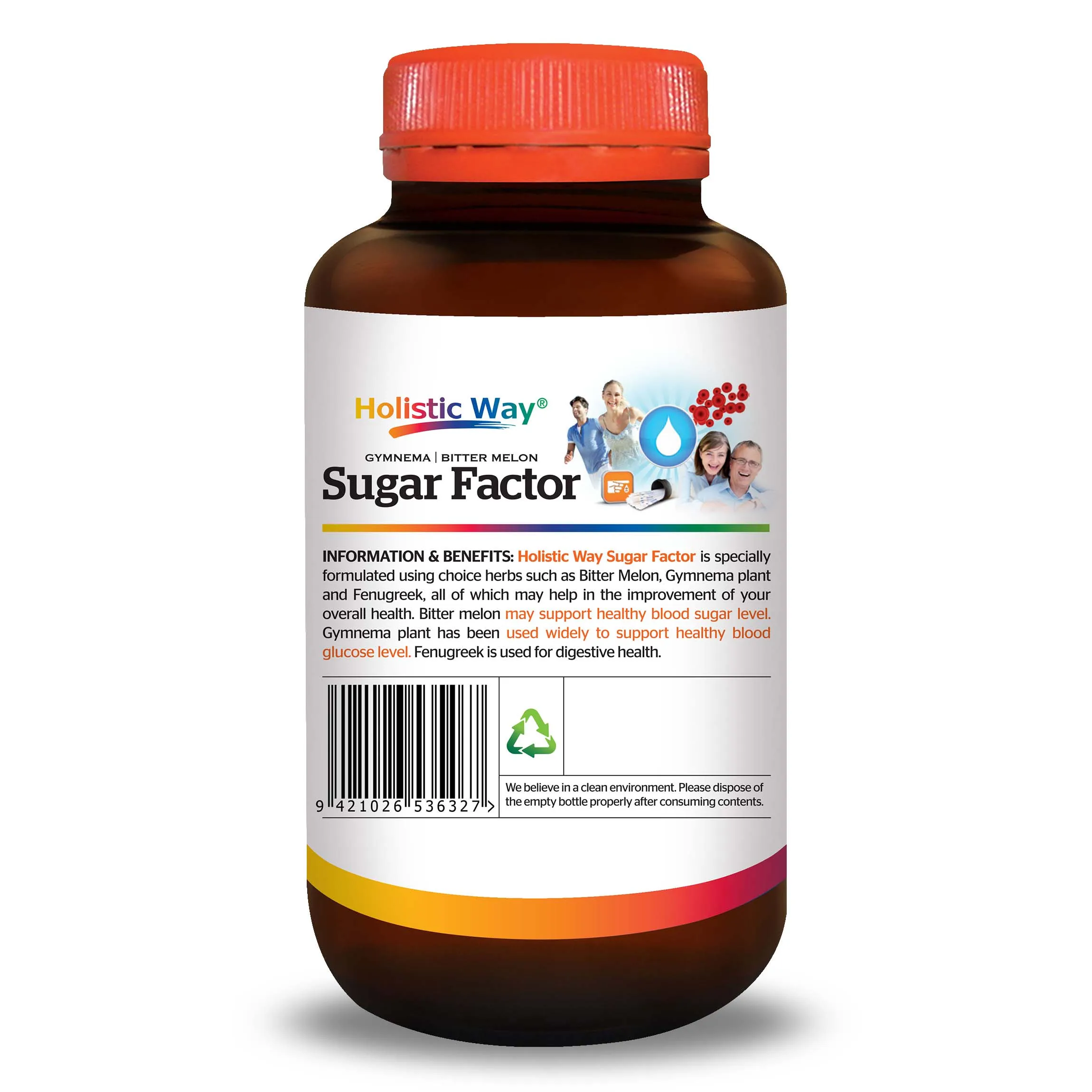 
Improve Overall Health Top Grade Holistic Way Sugar Factor (60 Vegetarian Capsules) From New Zealand 
