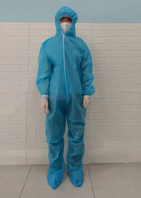 Standard breathable Non-Woven Disposable Coverall 40 GSM, Made in Vietnam Product