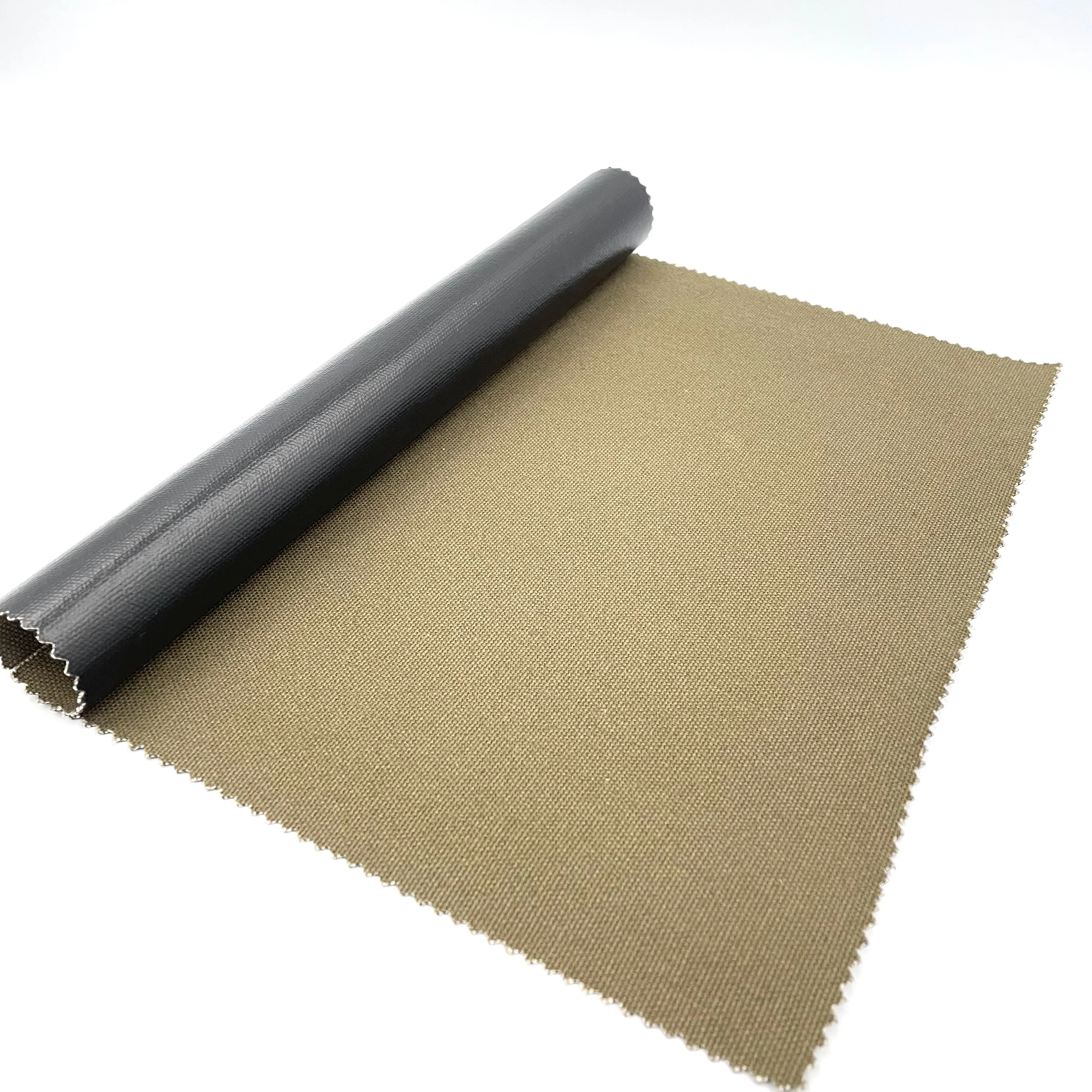 
EPO High Quality 100% Cotton Fabric with Waterproof Recycled-PVB Coating for Luggage 