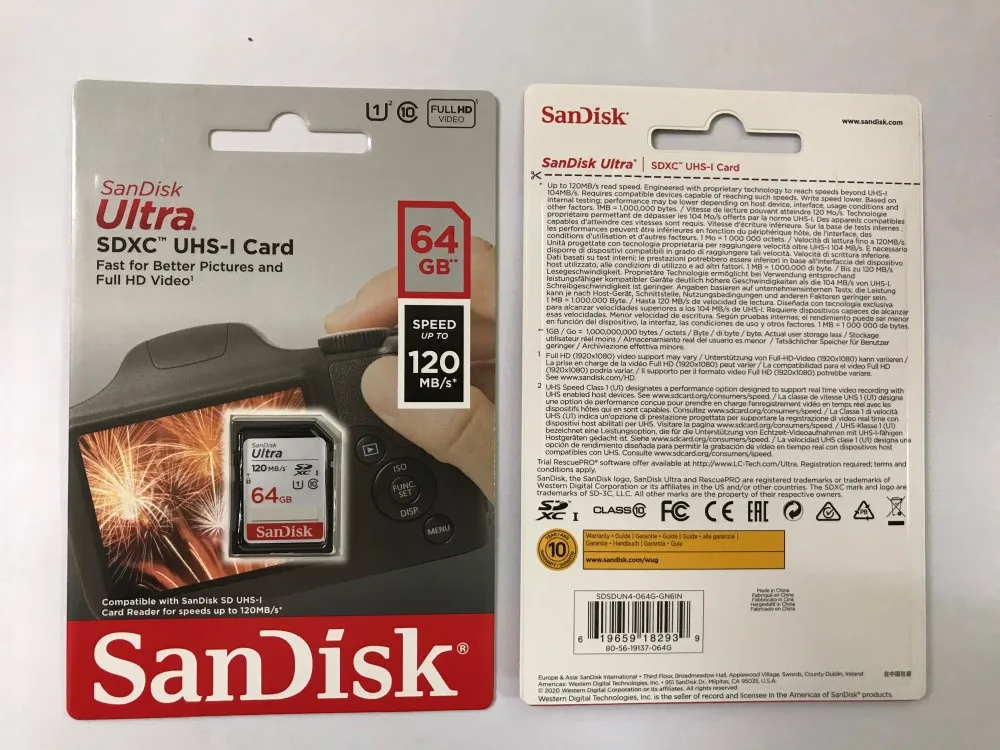 SD Card For SDXC 64GB