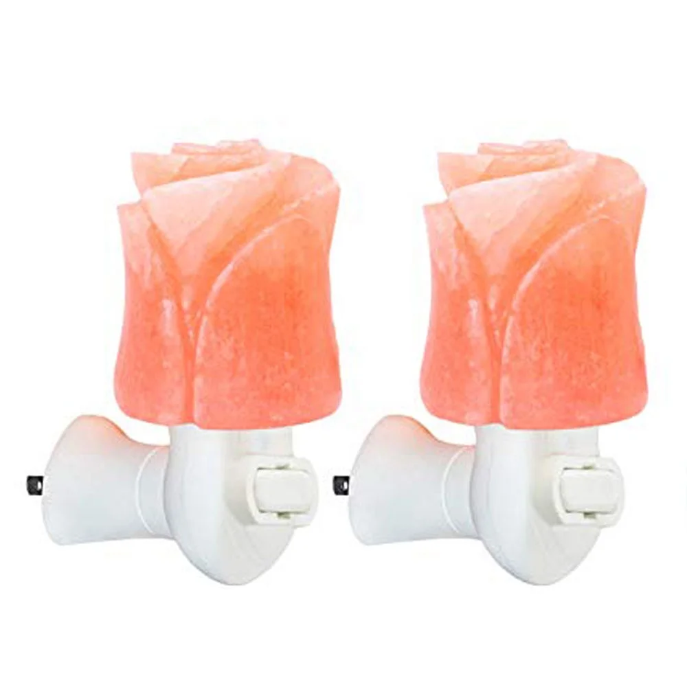 Hand Carved Flower made from the 250 million years old salt mined from the Himalayan Mountains-Sian Enterprises