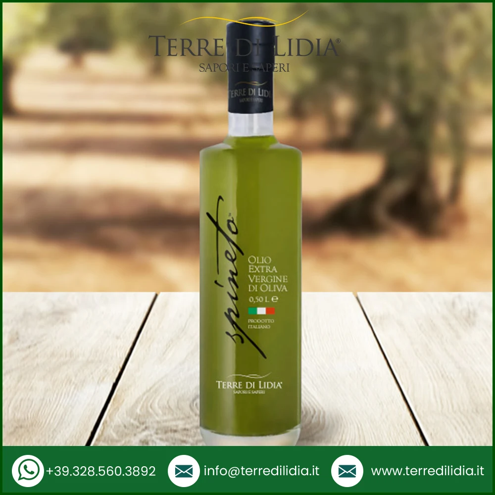 Wholesale Cold Pressed Italian Extra Virgin Olive Oil Bottiglia Spineto 0.5 L