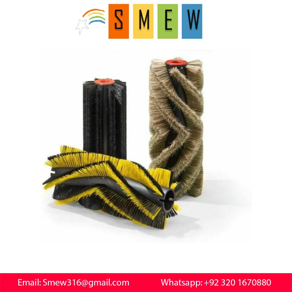 Sweeper Roller Length 19 11/16in Kehrdurchmesser 11 13/16in Square 1 5/8in Poly