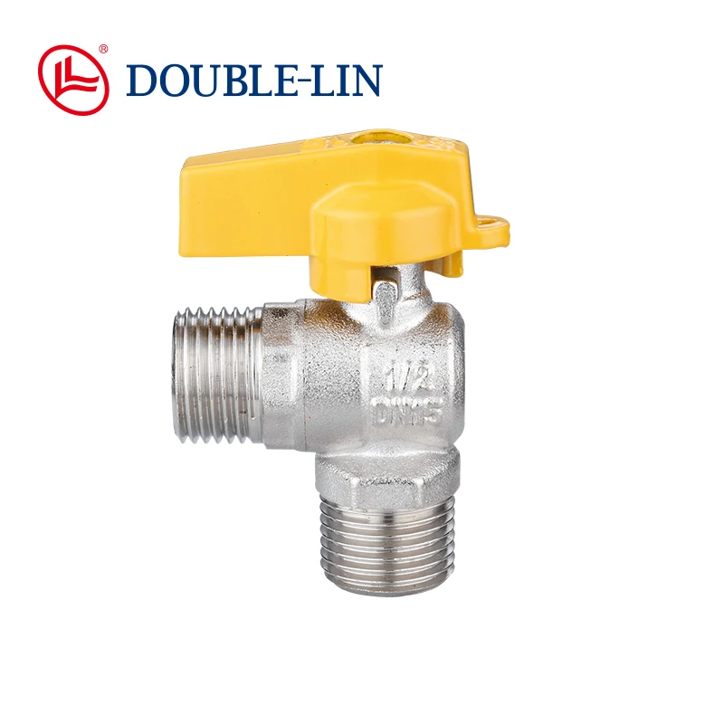 Латунные газовые регулирующие клапаны EAC 1/2X1/2 дюйма с наружной резьбой без утечки